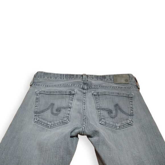 AG Adriano Goldschmied The Nikki Relaxed Skinny Grey Distressed US 24 - Picture 7 of 13